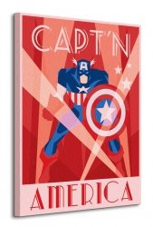 Obraz na płótnie - Marvel Deco (Captain America)
