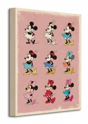 Minnie Mouse (Evolution) - Obraz na płótnie