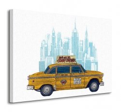Taxi New York - Obraz na płótnie