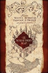 Plakat - Harry Potter Marauders map