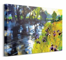 Obraz na ścianę - Sun and Meadow Thistles - 50x40 cm 