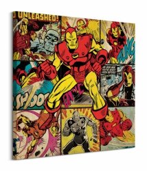 Marvel comics (Iron Man) - Obraz na płótnie
