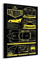 Batman (Batmobile) - Obraz na płótnie