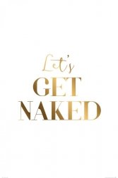 Let&#039;s get naked - plakat