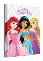 Disney Princess (Ariel, Jasmine And Rapunzel) - Obraz na płótnie