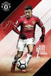 Manchester United Sanchez 17/18 - plakat