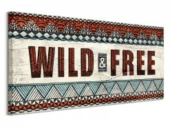 Wild and Free - obraz na płótnie