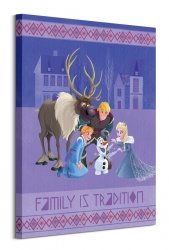 Olaf&#039;s Frozen Adventure Family is Tradition - obraz na płótnie