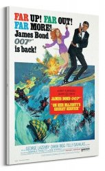 James Bond W tajnej służbie Jej Królewskiej Mości - obraz na płótnie
