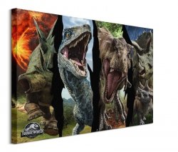 Jurassic World: Upadłe królestwo Dinozaury - obraz na płótnie