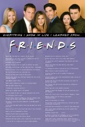 Friends Everything I Know - plakat