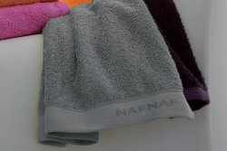 Ręcznik Kąpielowy - Siwy - 100% Bawełny - NAF NAF - 70x140 cm