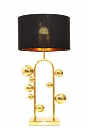 Lampka Nocna - Czarno Złota Selari