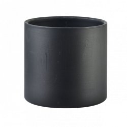 Osłonka ceramiczna czarna 12,5xh11,7cm