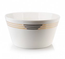 Miska - Salaterka, porcelanowa - Mirella Gold - 580 ml