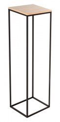 Kwietnik metalowy - Stojak wielofunkcyjny z blatem 84x22cm