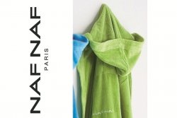 Szlafrok - Zielony - 100% Bawełna - Rozmiar S - NAF NAF 