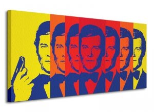 Obraz na płótnie - James Bond (Multicoloured)