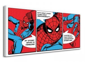 Obraz na płótnie - Spider-Man (Triptych)