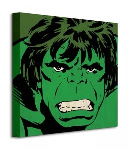 Marvel Comics (Hulk Closeup) - Obraz na płótnie