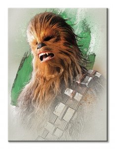 Obraz filmowy - Star Wars: The Last Jedi (Chewbacca Brushstroke) - 60x80 cm