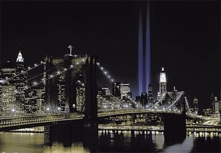 Fototapeta do salonu - Most Nowy Jork - 366x254cm