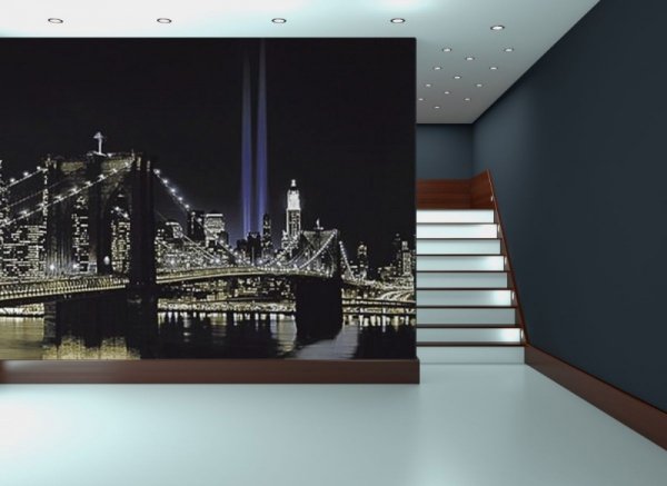 Fototapeta do salonu - Most Nowy Jork - 366x254cm