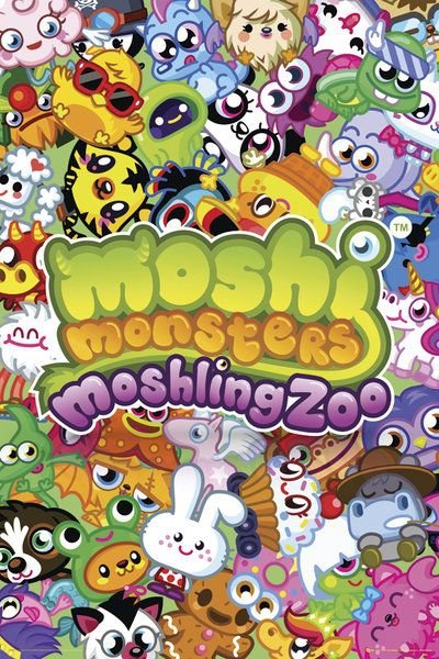 Moshi Monsters Moshling Zoo - plakat