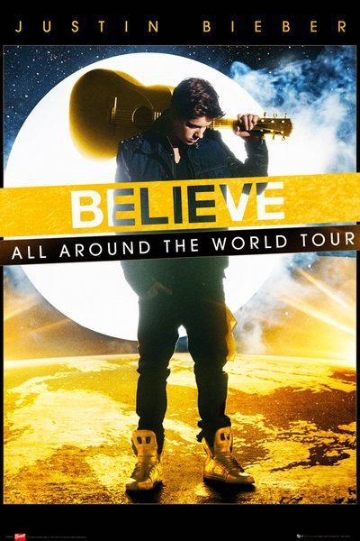 Justin Bieber World Tour - plakat