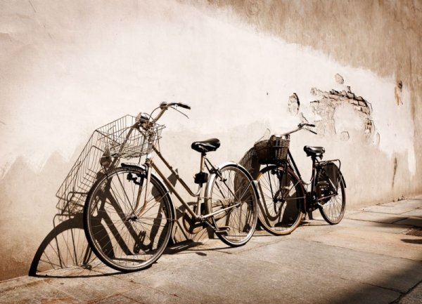 Fototapeta na ścianę - Stare rowery, Włochy - 254x183 cm