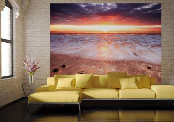 Fototapeta do salonu - Zachód słońca, Australia - 254x183 cm