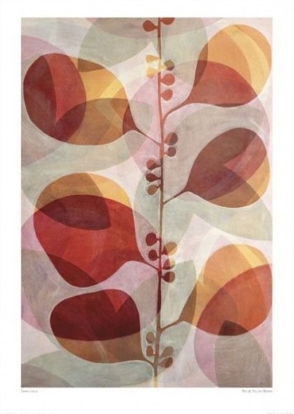 Sarah Leslie Red/Yellow Berries - reprodukcja