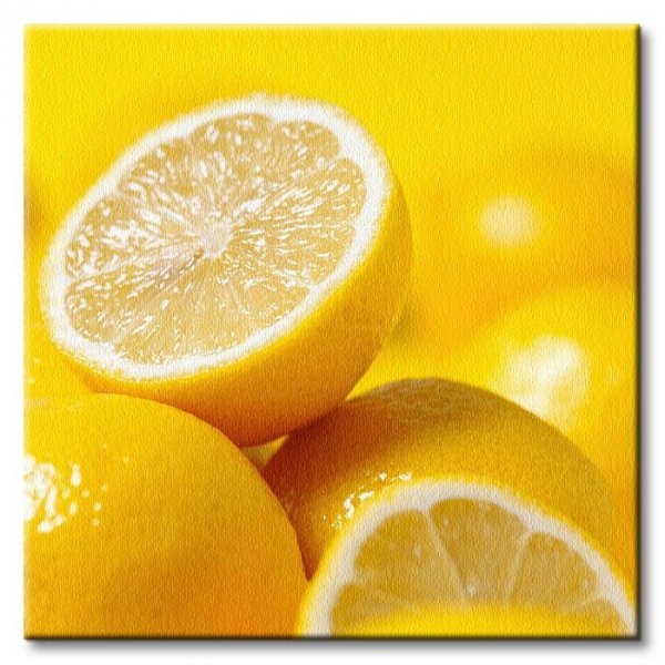 Cytryny żółciutkie - Obraz na płótnie