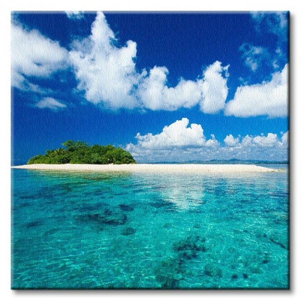 Tropikalna wyspa, raj - Obraz na płótnie