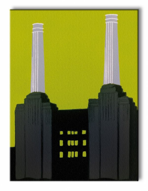 Obraz na płótnie  Battersea Power Station - 30x40 cm
