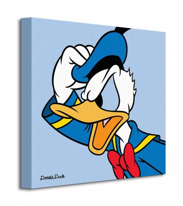 Obraz na płótnie - Donald Duck (Blue)