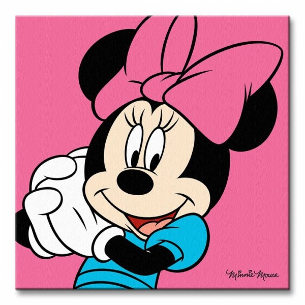 Obraz na płótnie - Minnie Mouse (Pink)