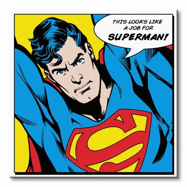 Superman (Quote) - Obraz na płótnie