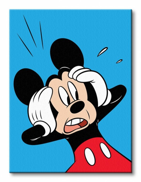 Obraz do salonu - Mickey Mouse (Shocked)