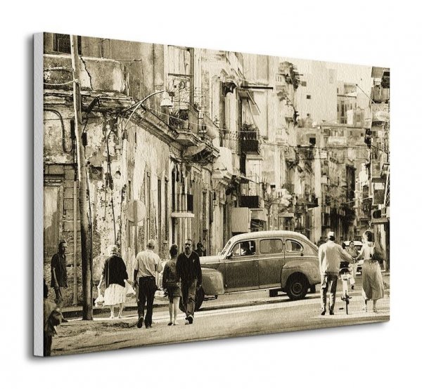 Obraz do salonu - Havana Street, Cuba - 80x60 cm