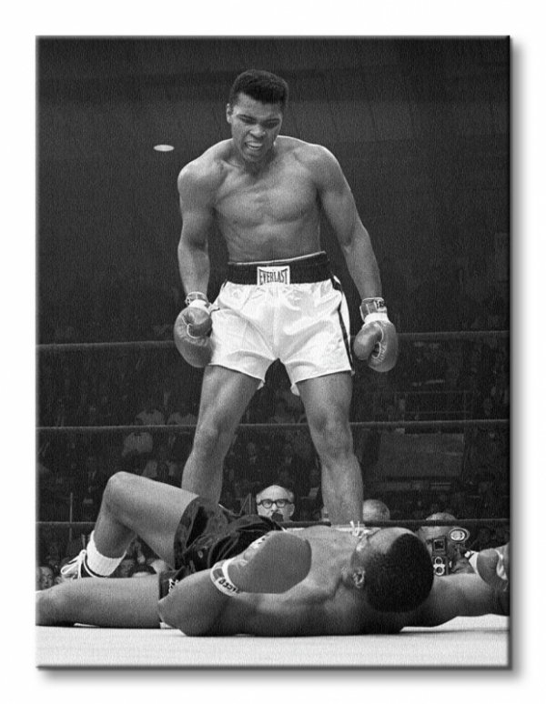 Muhammad Ali (Ali vs Liston Portrait Corbis) - Obraz na płótnie
