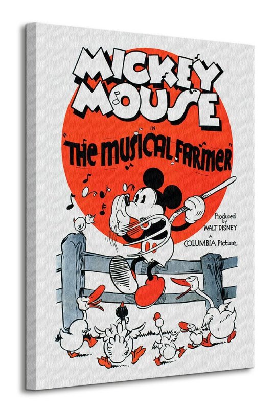 Mickey Mouse (The Musical Farmer) - Obraz na płótnie