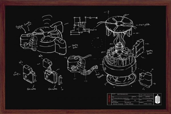 Doctor Who (Chalk Board) - plakat
