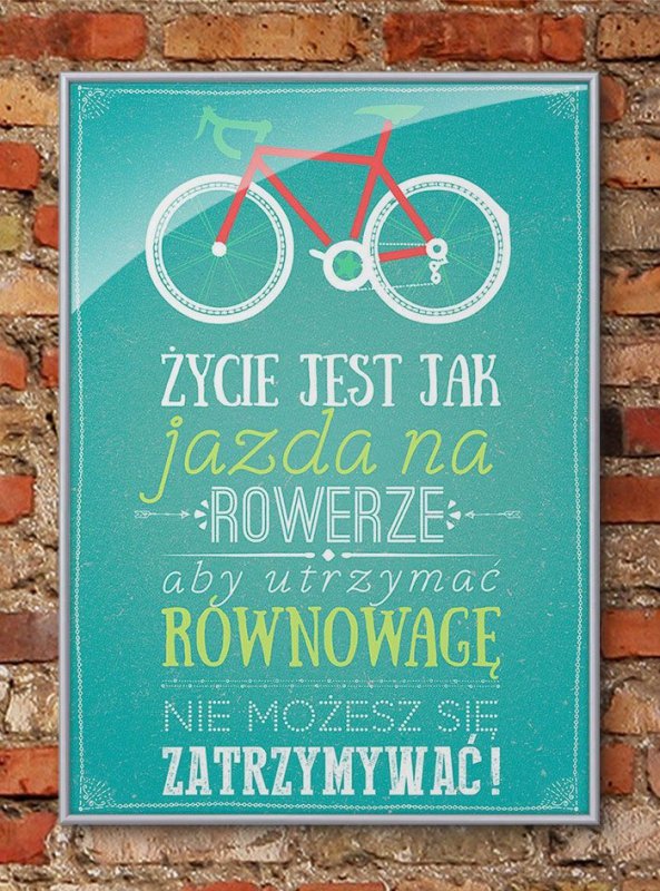 Rower - plakat