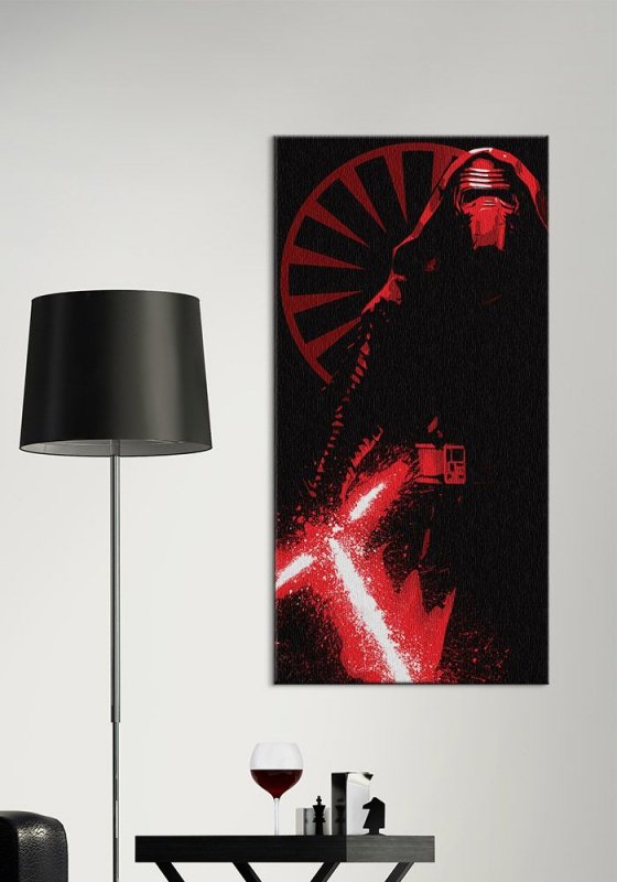 Star Wars Episode VII (Kylo Ren Paint) - obraz na płótnie