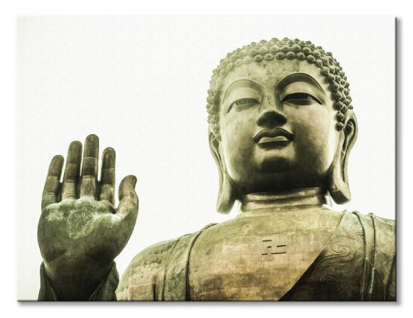Tian Tan Buddha, Hong Kong - Obraz na płótnie