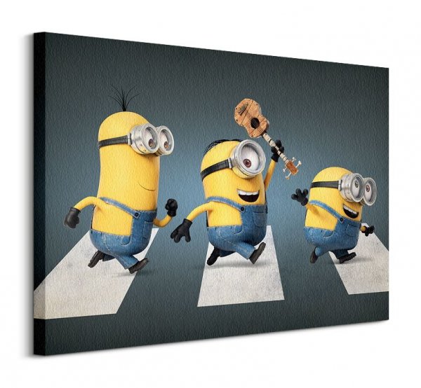 Obraz dla dzieci - Minionki (Abbey Road) - 80x60 cm