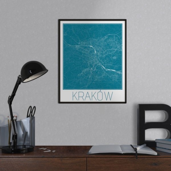 Rzeszów - Niebieska mapa