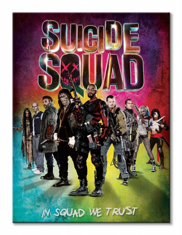 Suicide Squad (Neon) - Obraz na płótnie