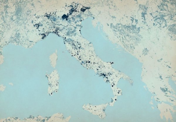 Mapa na ścianę - Włochy - Sklep